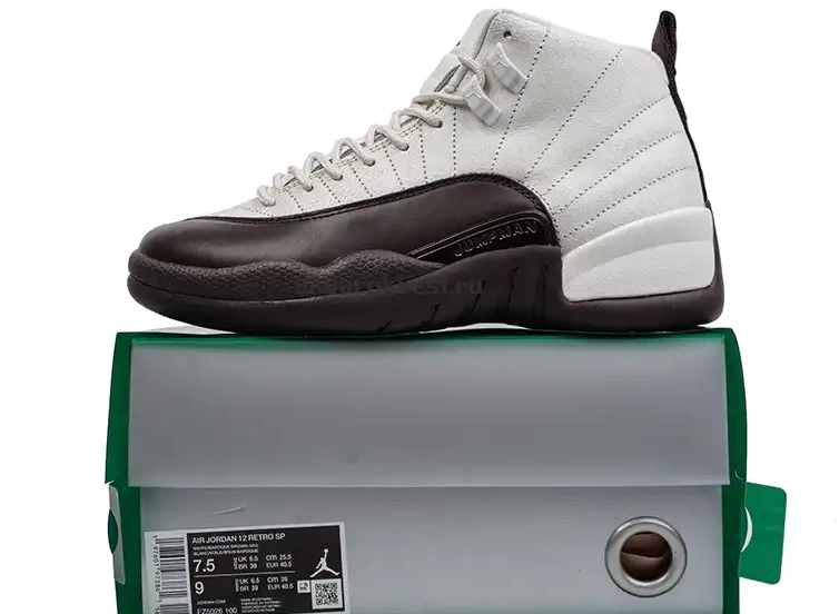 Jordan x GOD SoleFly and READY black 12 White SHIP Air Jordan MATERIALS TO PK RETAIL 0606
